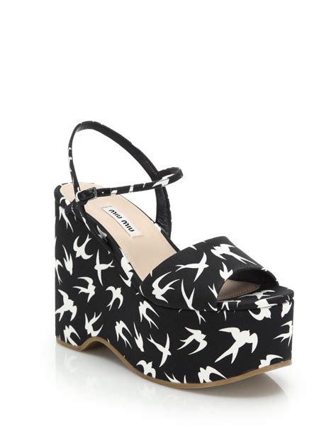 miu miu wedges shoes|miumiu shoes women.